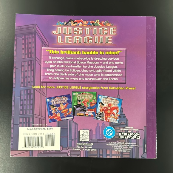 Justice League: Total Eclipso by Brian Augustyn - Softcover Children’s Book - Picture 2 of 5